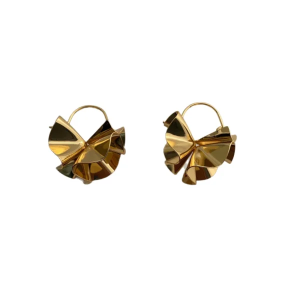 Bijoume Dainty Basket with Unique Design Stylish and Versatile Earrings